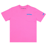Chrome Hearts Blue Scroll Pink Tee