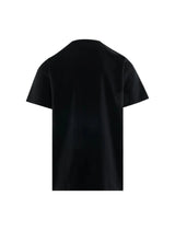 Bape Multi Color Rhinestone College Black Tee