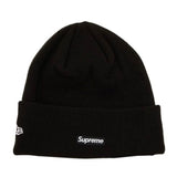 Supreme Cursive Logo Black Beanie