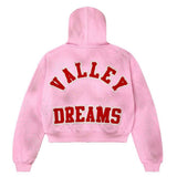 Vale Pluto Cluster Pink Zip Up