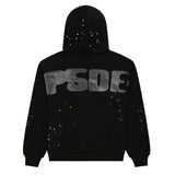Sp5der Big Rhinestone Black Hoodie