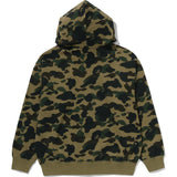 Bape Dark Green Camo Rhinestone Full Zip