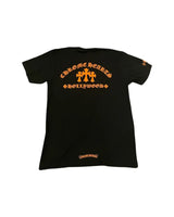 Chrome Hearts Orange Cemetery Black Tee
