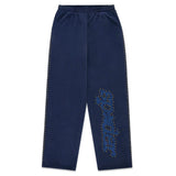 Sp5der Punk V3 Blue Studded Sweatpants