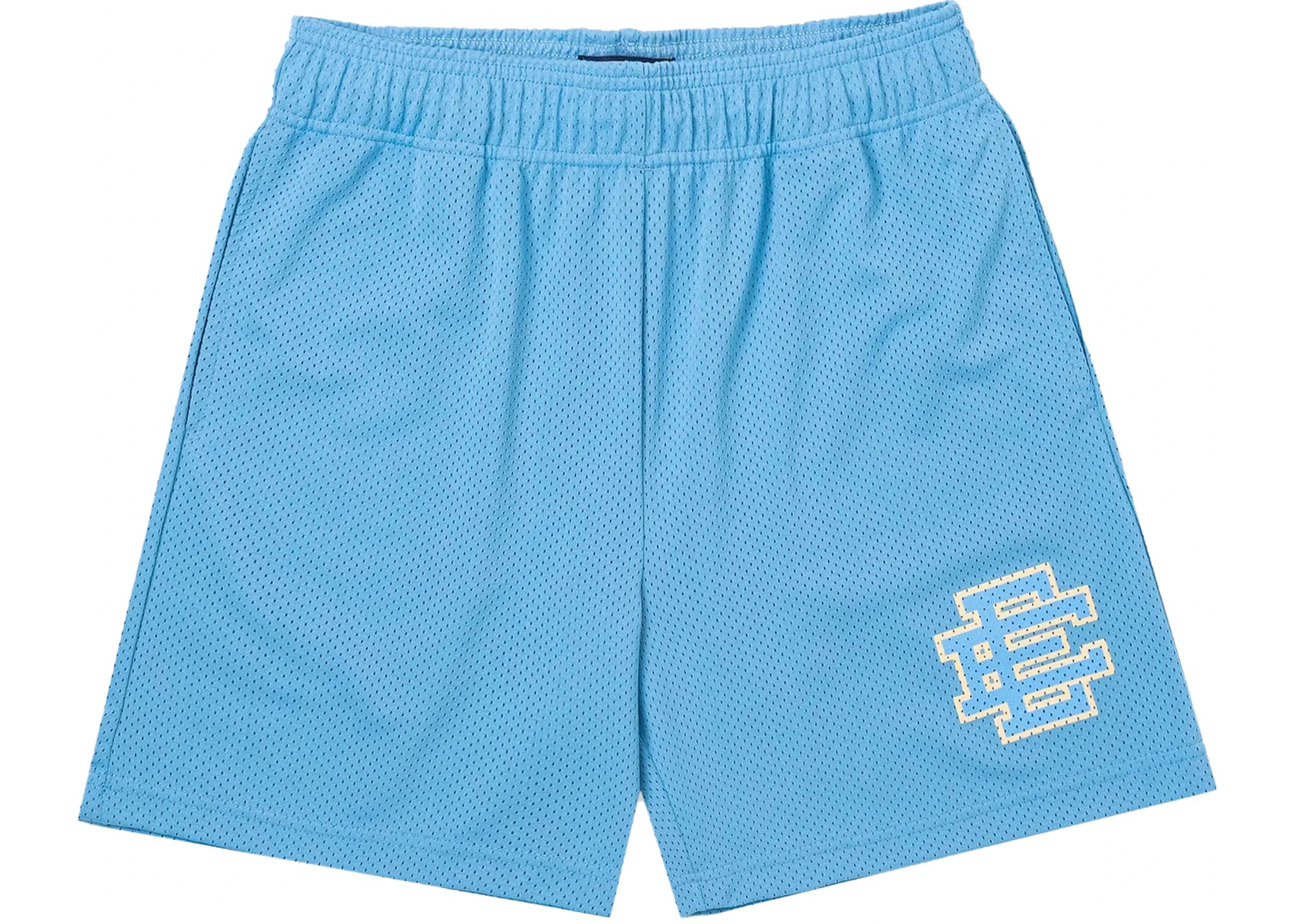 Eric Emanuel Baby Blue/Cream Shorts Courtside Kicks