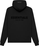 Essentials SS22 Relaxed Black Hoodie