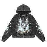 Floor 914 Pegasus Black Zip Up