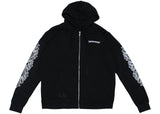 Chrome Hearts Eye Chart Dagger Black Zip Up Hoodie