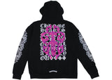 Chrome Hearts Eye Chart Dagger Black Zip Up Hoodie