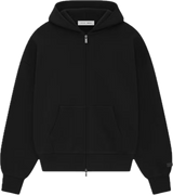 Essentials SS25 Jet Black Zip Up