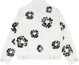 Denim Tears Cotton Wreath White Jean Jacket