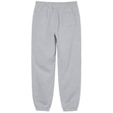 Stussy Stock Logo Heather Grey Sweatpants