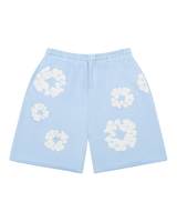 Denim Tears Cotton Wreath Powder Blue Sweatshorts