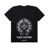 Chrome Hearts Las Vegas Horseshoe Black Tee