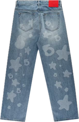 Sp5der Beluga Light Wash Blue Jeans