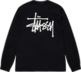 Stussy Basic Black L/S Tee