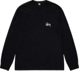 Stussy Basic Black L/S Tee