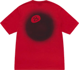 Stussy 8 Ball Fade Red Tee