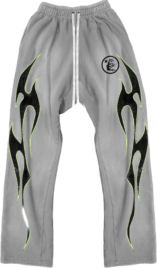 Hellstar Flame Grey Sweatpants