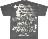 Hellstar Studio Inner Peace Black Tee