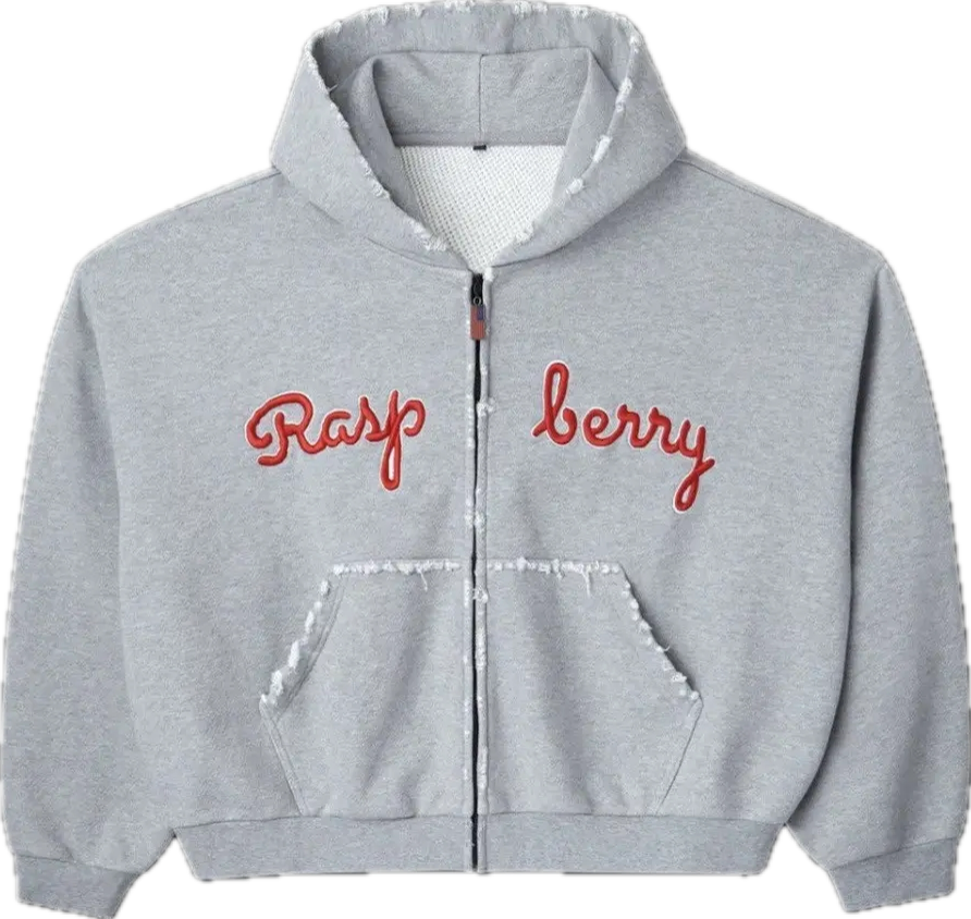 GV Gallery Raspberry Script Grey Zip up Hoodie – Courtside Kicks GV Gallery Raspberry Script Grey Zip up Hoodie – Courtside Kicks