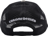 Chrome Hearts Cemetery Black Leather Trucker