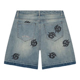 Godspeed Infinity Blue Denim Shorts