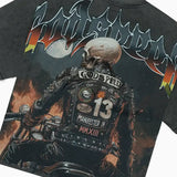 Godspeed Biker Nation Grey Tee