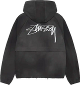 Stussy Wave Dye Beach Shell Black Jacket