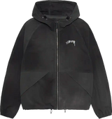 Stussy Wave Dye Beach Shell Black Jacket