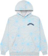 Sp5der AOP Blue/Grey Hoodie