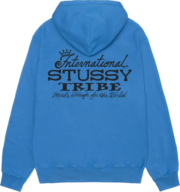 International Stussy Tribe Blue Hoodie