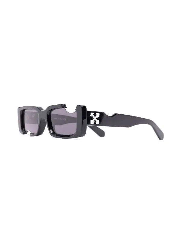 Off-White Cady Cut Out Black White Sunglasses – Courtside Kicks display picture 2