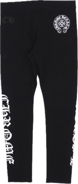 Chrome Hearts Horseshoe Black Leggings
