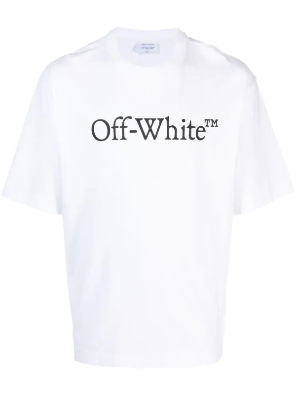 Off-White Bookish Logo White Tee
