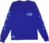 Chrome Hearts Star Blue L/S Tee