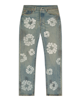 Denim Tears Cotton Wreath Dirty Light Wash Jeans