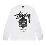 Stussy DSM New York White L/S Tee