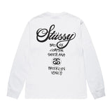 Stussy DSM New York White L/S Tee