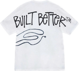 Stussy Built Better White Tee