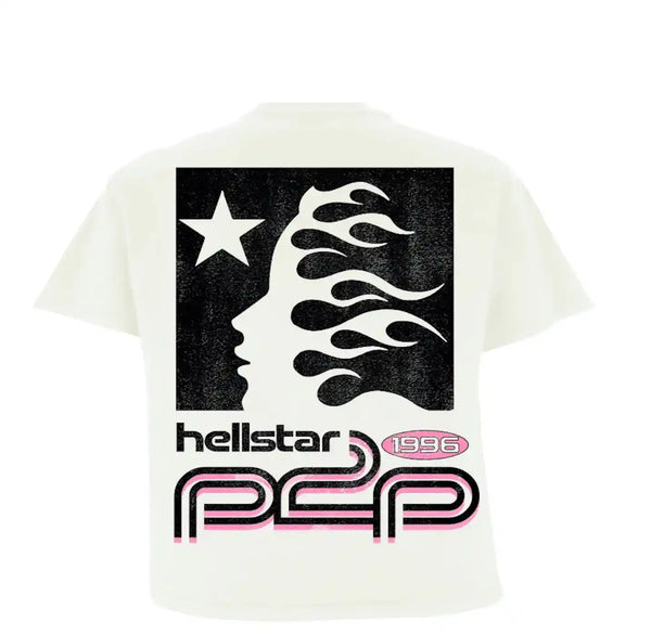 Hellstar Sport Pink Cream Tee