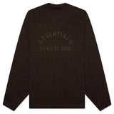 Fear of God Essentials Heavy L/S Heather Wood Tee