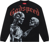 Godspeed Mankind vs AI Black L/S Tee