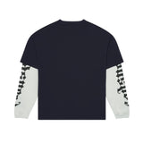Godspeed Spirit Animal Layered Navy L/S Tee