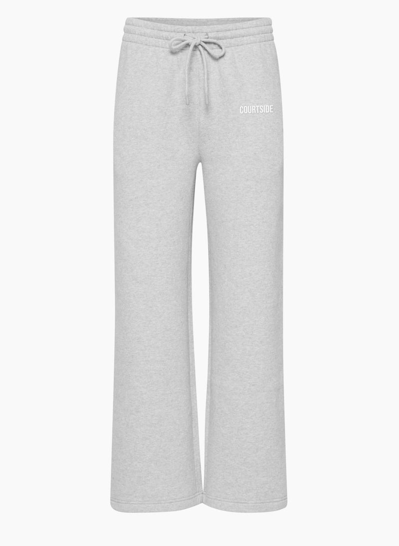 Courtside Debut Heather Grey Relaxed Sweatpants