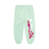 Sp5Der Sp5 Mint Sweatpants