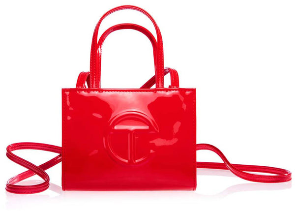 Telfar Red Patent Small Bag