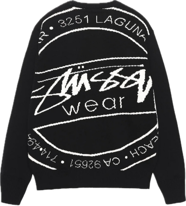Stussy Laguna Icon Black Sweater