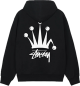 Stussy Regal Crown Black Zip Up