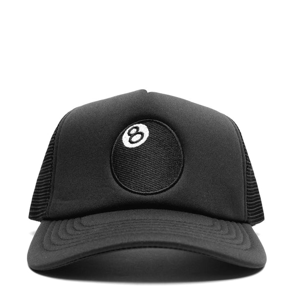 Stussy 8 Ball Trucker Black Hat